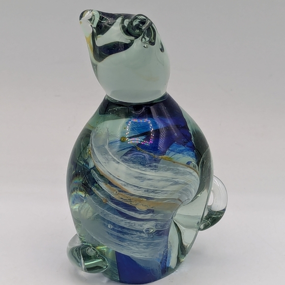 Kerry Crafted Irish Art Glass Cat Figurine Paperweight - Picture 3 of 8